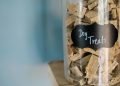 Dog Food in a Glass Container